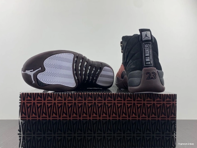 HYPE 12 Retro Black A Maniere Ma Jordan DV6989-001 0813